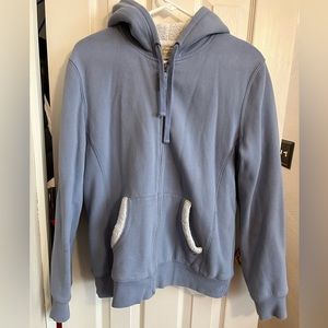 Gander mountain women’s L fleece lined zip hoodie